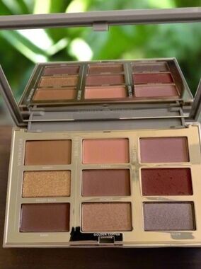 "Full Time" Neutral & Rose Eyeshadow Palette - 9-Color Makeup Set